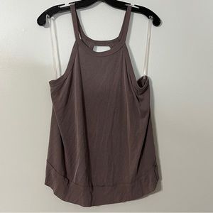 By Together Ribbed Taupe Tank Top